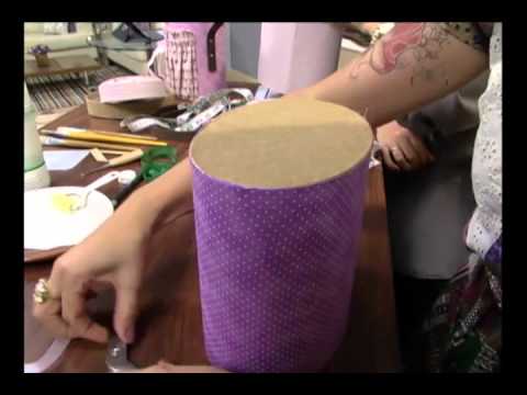 Mulher.com 08/08/2012 - Ane Matos - Frasqueira de Cartonagem 01