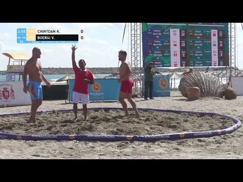 Round 2 Men's BW - +90 kg: R. CHINTOAN (ROU) v. V. BOERIU (ROU)