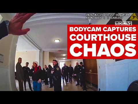 Ohio courtroom erupts after sentencing: Bodycam captures the chaos