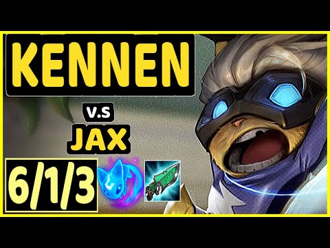 LINDARANG (KENNEN) vs JAX - 6/1/3 KDA TOP GAMEPLAY - KR Ranked GRANDMASTER