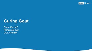 Download lagu Curing Gout | Dr. Chen Xie, MD | UCLA Health mp3