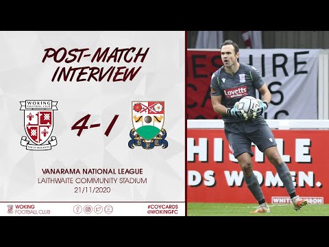 Woking 4 - 1 Barnet | Craig Ross Interview