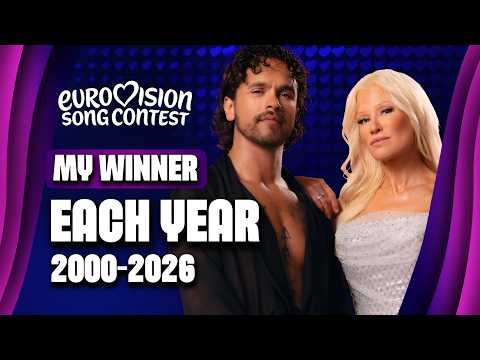 Eurovision: My Winners Each Year (2000-2026)