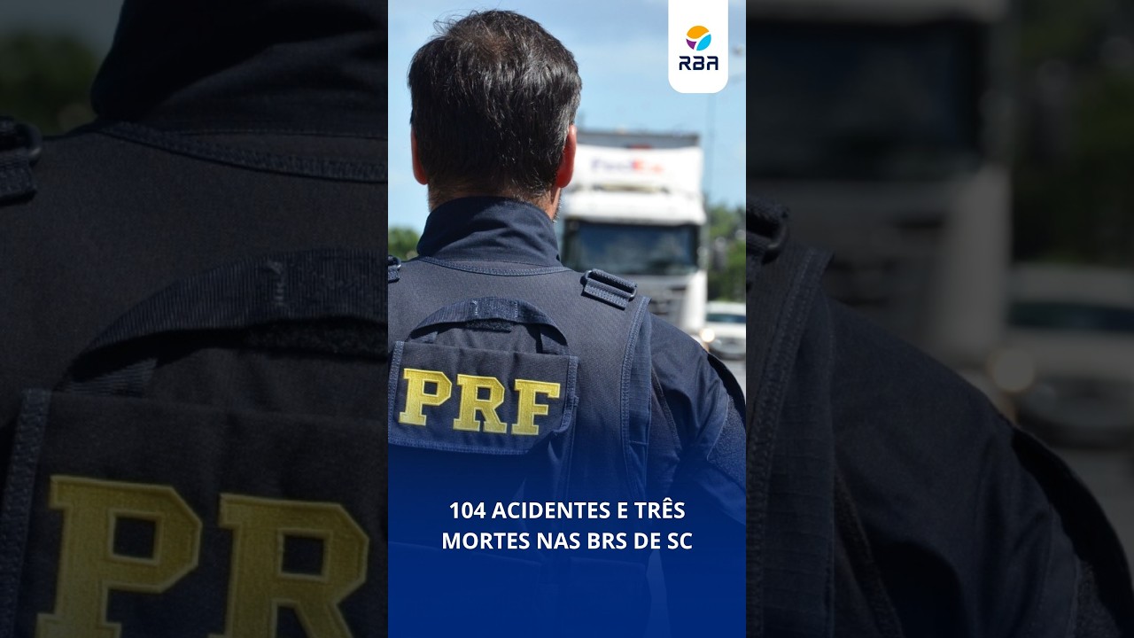 Balanço do feriado: 104 acidentes e três mortes nas BRs de SC