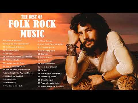 Jim Croce, John Denver, Don Mclean, Cat Stevens - Classic Folk Rock - Folk Songs Best Collection