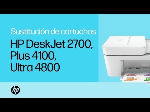 Impresoras HP DeskJet 2700, 4100 y 4800: sustitución de los cartuchos de  tinta