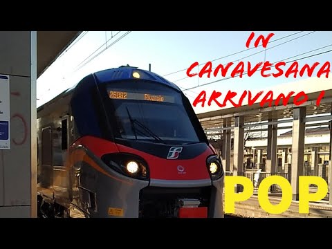 Ferrovia Canavesana: Arrivano i POP con Trenitalia. Arrivo e partenza a Settimo Torinese.