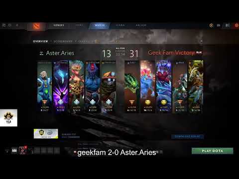 Geek.Fam vs Aster.Aries (+ABED) ESL ONE THAILAND ASIA 2020