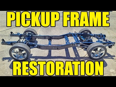 Here's What A 40-Hour DIY Frame Restoration Looks Like On A 20 Year Old SVT Lightning Pickup!