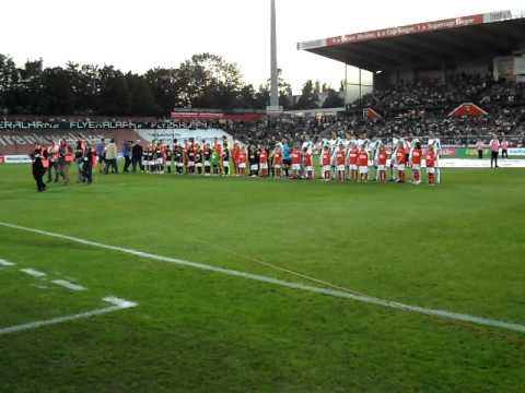 111001 admira - rapid einlaufaktion