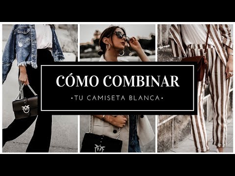 MODA : ¿Cómo combinar una camiseta blanca básica? – tips y outfits
