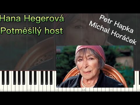 Hana Hegerová - Potměšilý host (Piano tutorial)