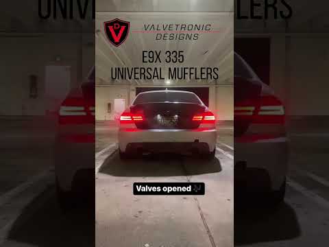 BMW 335i Turbo+Exhaust Sounding Incredible VALVETRONIC Designs Universal Mufflers #bmw #335i #cars
