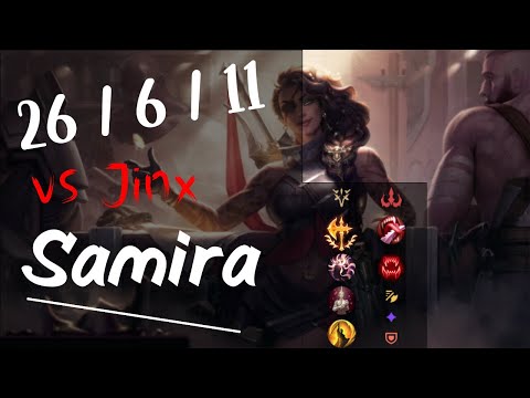 Samira ADC vs Jinx - Challenger Replay KR