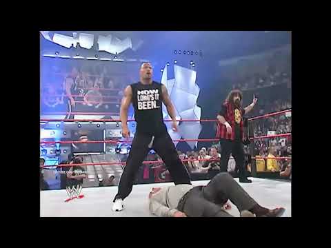 The Rock People's Elbows to Ric Flair