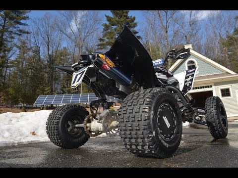 FMF 4.1 RCT Full Exhaust - YFZ450r Sound Test