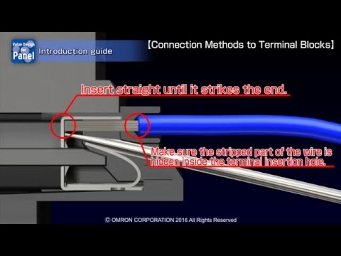 Introduction Guide To OMRON’s Push-In Plus Terminal Blocks