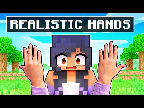 Aphmau - Aphmau Has REALISTIC HANDS In Minecraft!