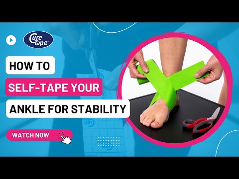 How to Tape Your Ankle for Stability » Kinesiology Taping Instructions » CureTape