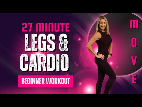 27 Minute Beginner Legs & Cardio Workout | Strength Training in Menopause