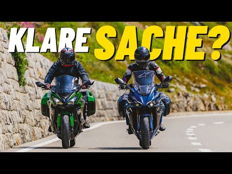 Sporttourer-Test in den Alpen: Kommt die Suzuki mit der neuen Kawasaki mit?