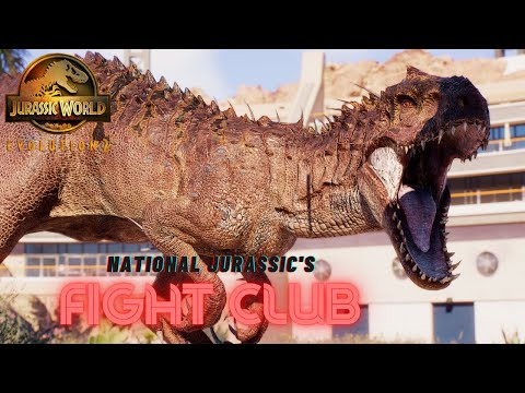 INDOMINUS REX vs INDORAPTOR 🦖 FIGHT CLUB - Jurassic World Evolution 2 [4K60FPS]