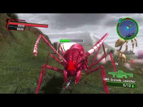 Playthrough EDF 4.1 - Part 48 {Ranger/Easy}: Mountain Firework Shields