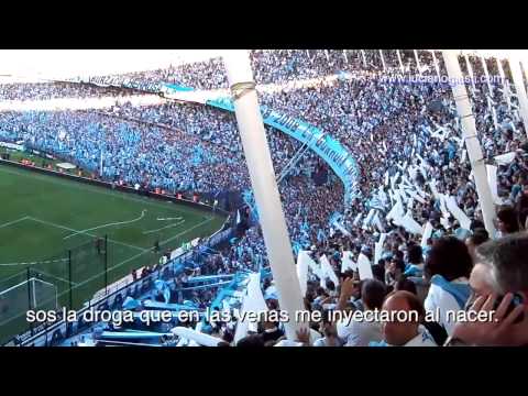 "Racing Campeón - Godoy Cruz. Muchachos traigan vino juega La Acade (Con subtitulos)" Barra: La Guardia Imperial &bull; Club: Racing Club