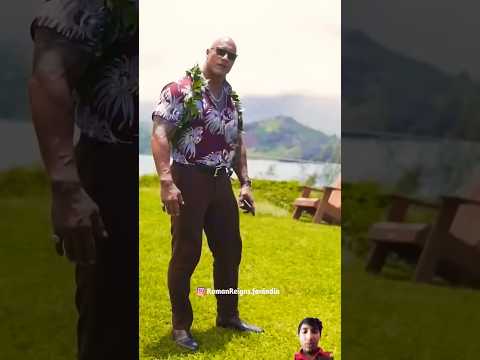 The Rock and Roman Reigns brothers attitude🔥🔥#shorts#therock#romanreigns #viral
