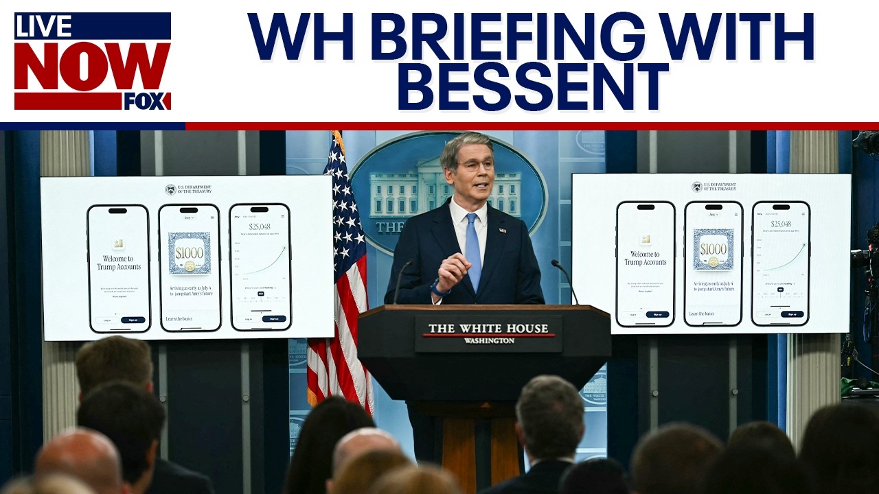 Treasury Sec. Bessent hosts White House press briefing