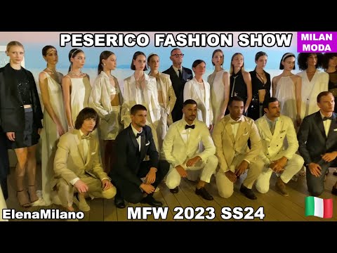 Peserico fashion show, runway and private party 19/09/23 Milan fashion week 🇮🇹 #italy #milan #mfw