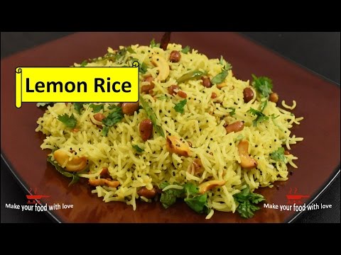 Lemon Rice | South Indian Rice Recipe | Quick And Easy Rice Recipe