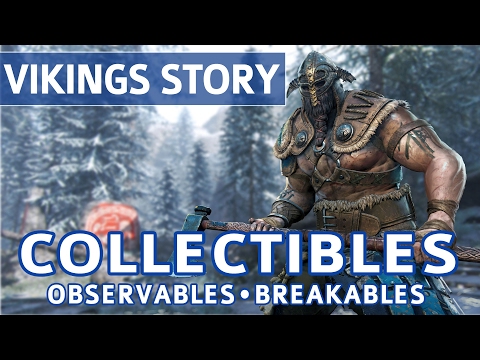 For Honor - All Collectible Locations (Observables & Breakables) - Vikings Campaign