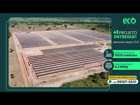 Eco Energia | Usina Solar em Bernardo Sayão (TO)