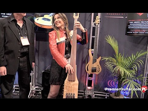 NAMM '16 - Willcox Stylus Upright Electric Bass Demo