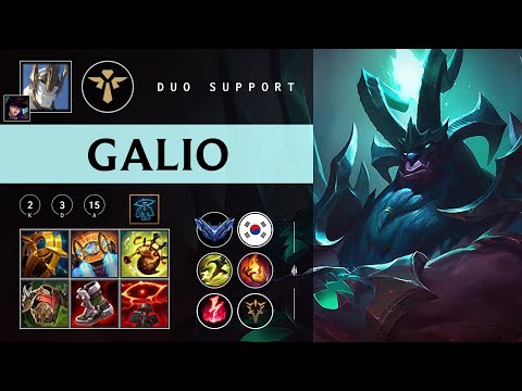 Galio Support vs Lulu - KR Diamond Patch 26.01