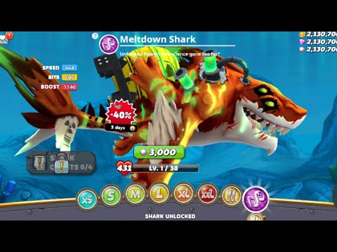 I Bought Meltdown Shark for 40% Off | Hungry Shark World