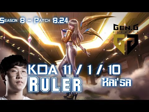 GEN Ruler KAI'SA vs LUCIAN ADC - Patch 8.24 KR Ranked