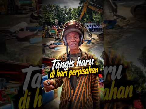 Tangis Pengemudi Saat Bentor Dimusnahkan