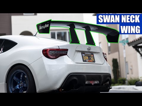 How to INSTALL | Battle Aero GT86 Swan Neck Wing