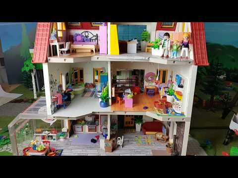 💛Luxusvilla Frühling//Kinderzimmer einrichten//Pimp my Playmobil// Familie Sonnenschein