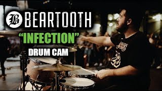 Beartooth (Connor Denis) | Infection | Drum Cam (LIVE) *NEW SONG*
