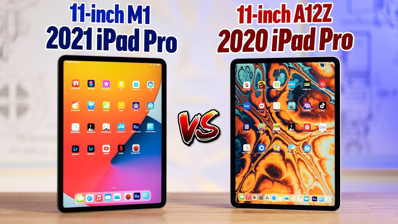 M1 iPad Pro 2021 vs A12Z iPad Pro 2020: Full Comparison!