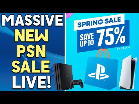 HUGE NEW PSN SALE LIVE RIGHT NOW - TONS OF GREAT PS4 AND PS5 GAME DEALS!