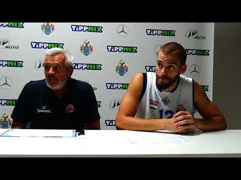 Uros Rosic és Földi Sándor nyilatkozata a Jászberényi KSE - Rátgéber KA mérkőzést követően