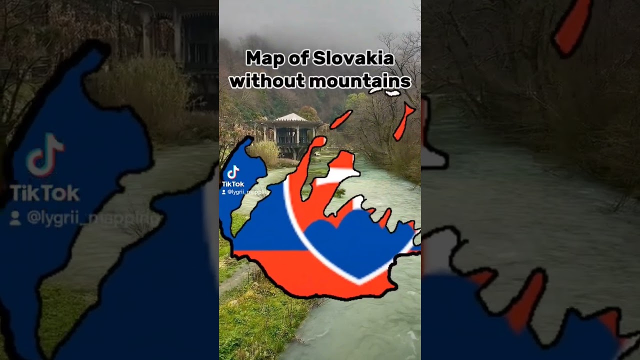 map of slovakia without mountains #countries #geography #europe #slovakia #bratislava #Lygrii