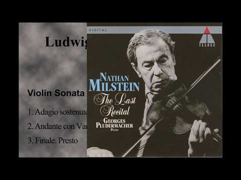 Beethoven Violin Sonata No. 9 "Kreutzer"(Nathan Milstein 1986)