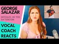 Vocal Coach Reacts To GEORGE SALAZAR Singing Michael In The Bathroom From BE MORE CHILL