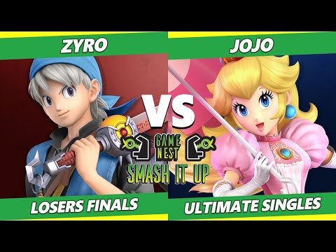 Smash It Up 32 Losers Finals - Jojo (Peach, Daisy) Vs Zyro (Hero, Pokemon Trainer) SSBU Ultimate