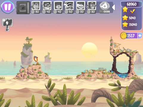 Angry Birds Stella Level 42 Lösung Episode 2 / Küstenwelt